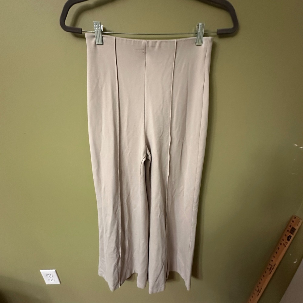Quince Wide Leg Pants in Light Beige